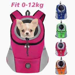 Hund Pet Rucksack Reisetasche vordere Pack atmungsable mit Sicherheitsreflektierstreifen zum Wandern im Freien Katzen 240412