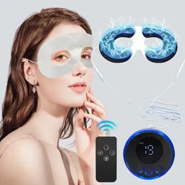 EMS Microcurrent Eye Beauty Beauty Massager Lift Skin Confering Antiwrinker Muscle Simulator Dark Circle Removal Device 240425