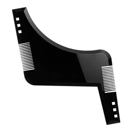 2024 Hot 1PCS High Quality Beard Shaping Styling Template PLUS Beard Comb All-In-One Tool ABS Comb for Hair Beard Trim TemplateAll-in-one beard template