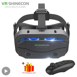 Phone Viar 3D Virtual Reality VR Glasses Afferido Dispositivi per il casco per lenti intelligenti Goggles per smartphone Cella con controller HEDSET 240424