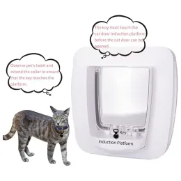 Kafes Pet Ekranı Kapısı Manyetik Giyim Antikorozyon Otomatik Kapanış Evcil Hayvan Malzemeleri Köpekler ve Kediler İçin Kapı Gatera