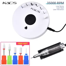 Drills KADS Nail Drill Machine 35000RPM Electric Professional Lathe Manicure Machine Ceramic Nail Drill Bit Nail Polish Sander Pen