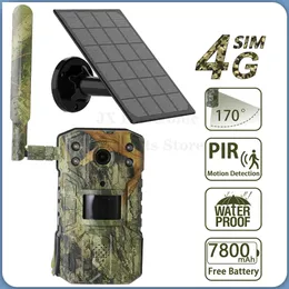 4MP 14MP 4G SIM CARD SOLAR Hunting Trail Camera Wildlife com Visão Noturna Motion Ativado ao Outdoor 20 240422