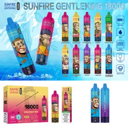 Sunfire Tornado 15k puff 18k 9k Puff 18000 12000 puffs Disposable vapes GentleKing 25ml RnM vape 18k LED neon light 850mAh battery puff 9000 tornado vaper 18000 Vape