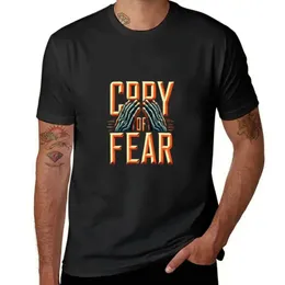 T-shirt Cry Of Fear Secagem rápida de moda coreana em branco Tshirts for Men 240425