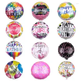 Party Decoration High Quality 18 -tum Happy Birthday Balloon Aluminium Foil Balloons Helium Mylar Balls For Toys SN2980