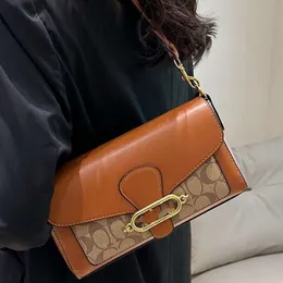 Day Packs Underarm Light Luxury Small Square Bag, 2024 New High Aesthetic Value, Contrasting Color, Niche Design, One Shoulder Crossbody Bag Trend