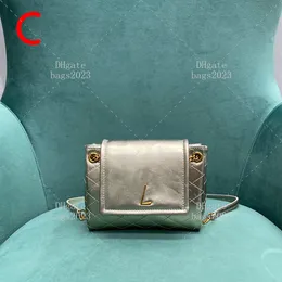 مصممة مصغرة رفرف حقيبة Lambbskin Lady Lade Bag Bag سلسلة فاخرة