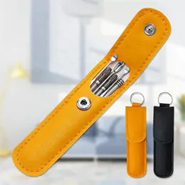 6 PCs/conjunto de aço inoxidável picareta de orelha de cabeça dupla limpador de ouvido profissional Ferramenta de remoção de cera para ouvidos de orelha profissional Ferramenta de remoção de cera