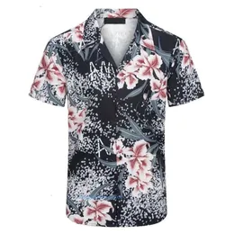 Summer Mens T Shirt Hawaii Floral Letter Print Druku