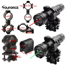 Optics Rifle Scope Green Red Dot Laser Sight with Qd 45 Degree Offset 25.4mm Ring 20mm Weaver Picatinny Rail Mount Remote Switch