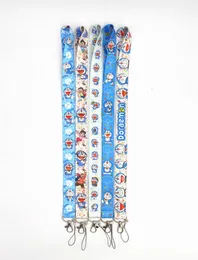 Factory 100 Piec Doraemon Anime Lanyard Keychain Neck Strap Key Camera ID Phone String Pendant Badge Party Gift Accessories 1595820