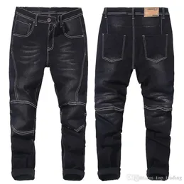 Autumn Winter Mens Stor storlek Jeans Men039S FATENING ökar denim Blue Black Loose Jeans Fat Young Big Guy Pants Plus Size 23881841