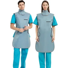 0,5mmpb blyförkläde med sköldkörtelsköldkrage för röntgenskydd - Dental strålningssköldvästförkläde för maximal säkerhet och komfort
