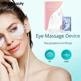 Устанавливает микроторинг RF Massage Mask Mask Electric Eye Patch Massager Mini Hydrogel Hot Уменьшение морщин пухло