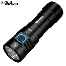 Flashlight LED ricaricabile multi -colore originale EDC Torch Red Light UV con indicatore di alimentazione Campo 09U5 09U5