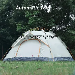 Zelt Outdoor Camping Automatisches Zelt Schnellöffnung Campingvorräte gefälschte Doppelklapp -Camping -Zelt 240422