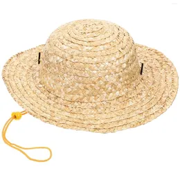 Hårklipp barn halm sun hatt strand tema fest gynnar hattar för barn dekorationer sombrero kostym bonde