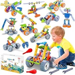 Novelty Games Kids Building Blocks STEM Toys for 4+ Boys Birthday Gifts Educational Autism Sensory Toy Building Set Creative Learning Games T240428