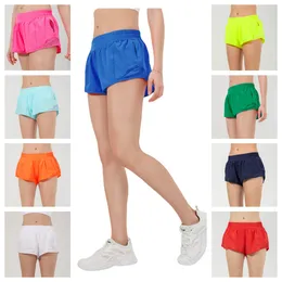 LL Multi Color Yoga Shorts Hot Sports Sports Yoga Pants elástica Correio de corrida Bolsa de ginástica esportes de ginásio