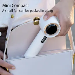 Handheld Small Fan Powerful 120-speed Infinitely Variable Speed Outdoor Mini USB Rechargeable Small Fan