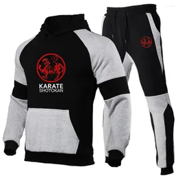 Мужские спортивные костюмы 2024 Sokan Karate Fashion Spring Awumn Men Men Hoodie Fitness Clothing Running Sportswear Men's Many