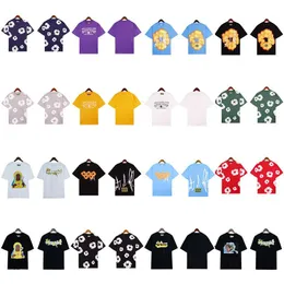 Tasarımcı T Shirt Erkekler Tshirt Yaz T-Shirt Avrupa ve Amerika Birleşik Devletleri Hip Hop Kişilik Köpük Donut Kapok Yuvarlak Boyun Kısa Kollu Yeni Gevşek Tasarımcı Gömlekler Giysileri