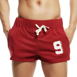Seobean Мужчины повседневные шорты хлопок дышащий фитнес Jogger Sport Shorts Mens Clothing Bottoms Summer Shorts Home Lounge Gym 240426