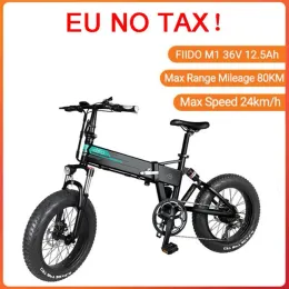 Bike Direct Fiido M1 Direct Fiido 36V 12.5AH 250W 20 pollici Biccintui elettrici a moto pieghevole 24 km/h Velocità massima 80 km chilometraggio Electric Bike Electric Bike IVA