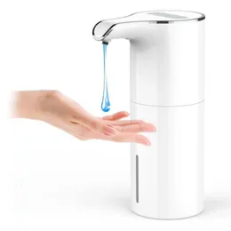 SOAP Dispenser Automatisk - Touchless USB -uppladdningsbar elektrisk flytande tvål Dispenser Vattentät justerbar volym 450 ml 240419
