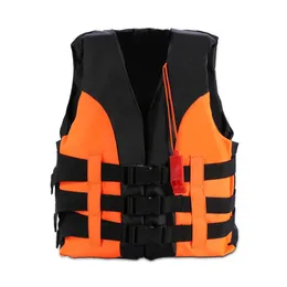 Life Vest Buoyancy Jacket Adjustable Boating Drifting Aid With Whistle for Swimming Lifesaving Products 240425