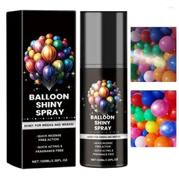 Parti Dekorasyon Balon Parlatıcı Sprey 100ml Parlatıcı Parlak Geliştirici Balonları Doğum Günü Düğünleri İçin Renkli