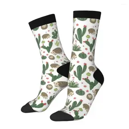 Mens Socks All Seasons Crew Strumpor Prickly Friends Harajuku Fashion Hip Hop Long Accessoarer For Män Kvinnor Födelsedagspresent Drop De Otonk