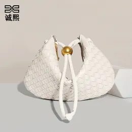New Fashion Casual Versatile Underarm Bag Small Fresh Women Solid Color One Shoulder Dumpling Bag Foreign Trade Wholesale Small Bag