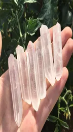 6pcs Clear Natural Lemurian Seed Leed Quartz Crystal Point Образец REIKI HEALING Медитация кристаллической точки Gemstone для изготовления JE9986224
