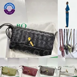 Andiamo Mini Tote Bag Designer Luksusowe torby wieczorowe Tote Zakupy Crossbody ramię hobo torby intreccio skórzana torebka mody VR