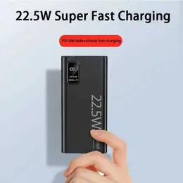 Cell Phone Power Banks 200000mAh large capacity power pack 22.5W USB C fast charging external auxiliary battery suitable for iPhone 15 14 Samsung J0428