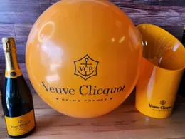 10 Veuve-Clicquot Portakal Balonları XL Boyut