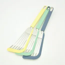 Muteserler Yomdid Silikon Spatula Kızarmış Balık Kürek Paslanmaz Çelik Yapışmaz Spatula Biftek Krep Flip Spatula Pişirme Mutfak Gadgets