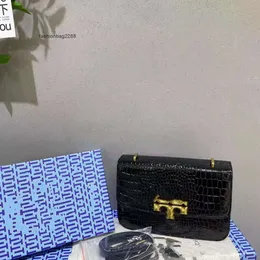 Luksusowe skórzane torby designerskie torebka premium na organy torba crossbody boja 2024 NOWOŚĆ mody tofu pojedyncze ramię Krokodyl Krokodyl Wzór Mała kwadratowa torba