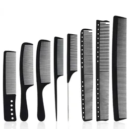 Stylist Antistatische Friseurkämme, multifunktionales Haardesign Haar Detangler Kamm Make-up Friseur Haircare Styling Tool Set