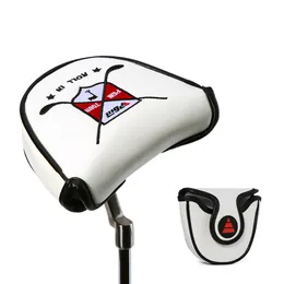 PGM Golf Club Head Cover Semicircle Magnetic Suge Antiscratch Putter Protective GT026 240425