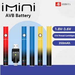 고품질 350mAh 예열 배터리 가변 전압 e cigs 바닥 충전 USB 510 스레드 vape 펜 배터리 오일 카트 카트리지 vaporizer 펜