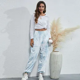 2024 designer pants women Spring and Autumn New Loose Size Ramie Versatile Sandwashed women neighbor Spliced Casual Pants Womens undefined Lantern Pants Y7DY