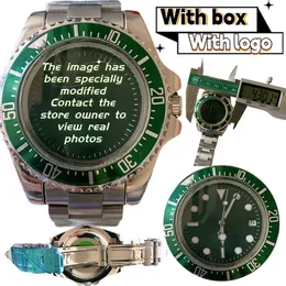 Designer maschile orologi meccanici automatici 43 mm Full in acciaio inossidabile flassulio orologio da polso per nuoto orologio luminoso verde montre de con scatola