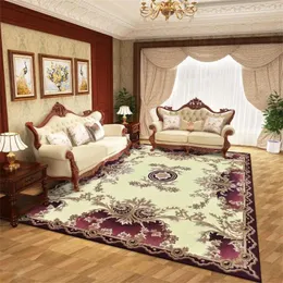 Carpets Pastoral Style Wool For Living Room Home Decor Luxury Villa Rugs Bedroom Thick Large Sofa Coffee Table Floor Mat