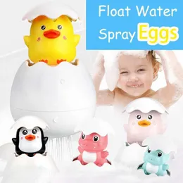 Toys de banho de bebê chuveiro brinquedo infantil chuveiro chuveiro engraçado desenho animado bebê pato fofo pinguim ovo spray sprakler menino menina brinquedo