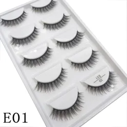 27 Style 5 Pairs 1050100 Boxes Natural 3D Mink False Eyelashes Makeup Fake Eye Lashes Faux Cils Make Up Beauty Maquiagem 240423