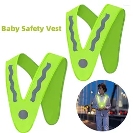 Motorcycle Apparel Baby Safety Vest Reflective For Bike Riding Kids Child Visibility Boys Girls Cycling