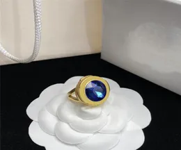 Classic Diamond Silver Ring Designer Rings Crystal Rings Alta Versão Versátil Exagero Ring Ring com BOLE Box96189804516421